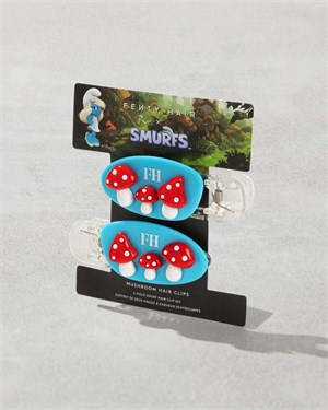 {{photo.Alt || photo.Description || 'Fenty Hair заколки с грибами Mushroom Clips 2-Piece Smurf Hair Clip Set'}}