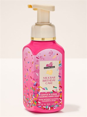 {{photo.Alt || photo.Description || 'Мыло-пенка Bath and Body Works Milk Bar, для рук, с ароматом Milk Bar Birthday Cake, 259 мл'}}