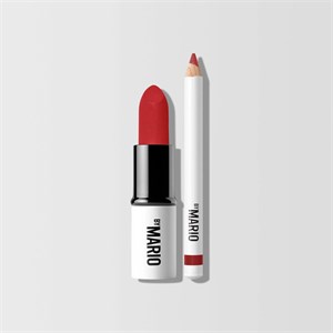 {{photo.Alt || photo.Description || 'MAKEUP By Mario Набор Помада для губ и карандаш Ultra Suede® 4 гр. Power Red (Alicia &amp; Niels)'}}